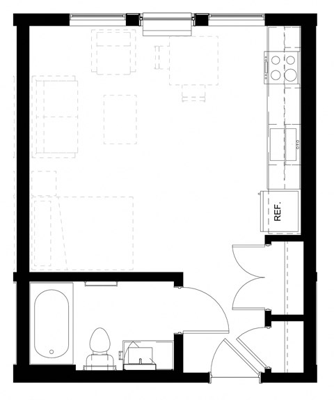 a black and white floor plan of a house